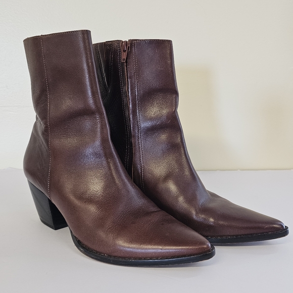 Matisse Shoes - Matisse Caty Vintage Leather Brown Boots